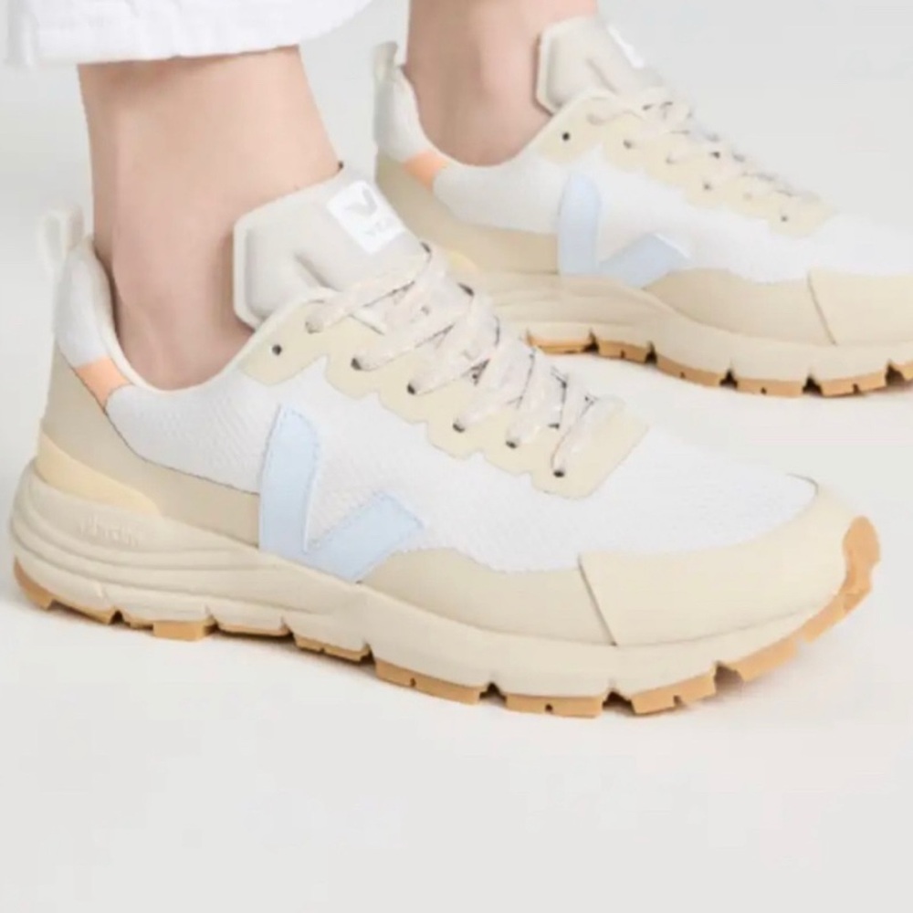 Veja Women's Dekkan Alveomesh in Gravel Ice Sneakers Shoes sz 39 - Picture 2 of 9
